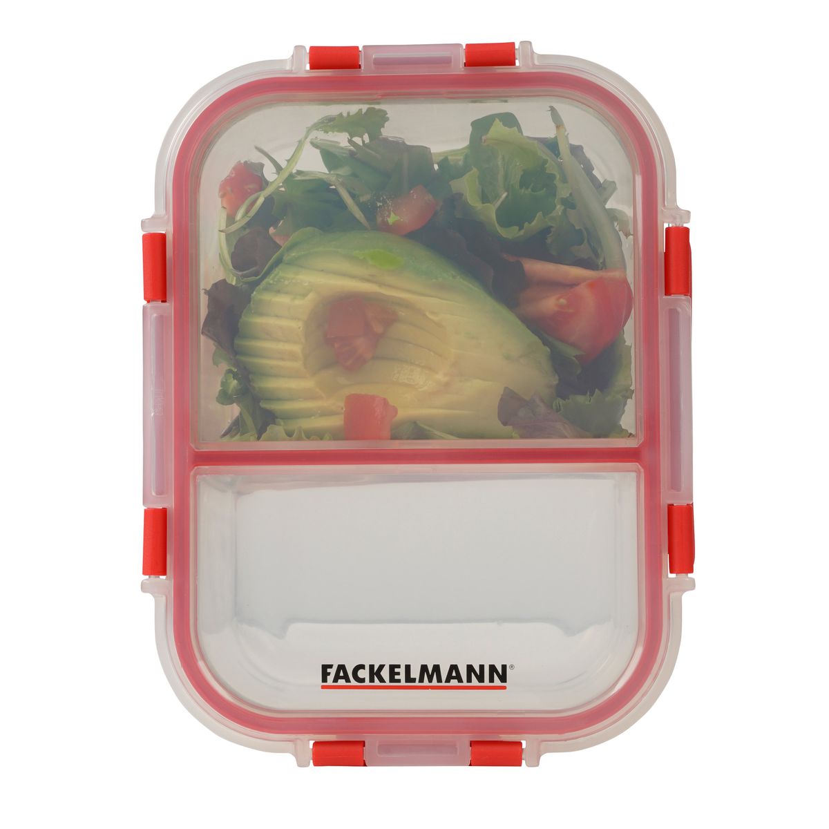 Boîte à repas en verre avec deux compartiments 1000 ml Fackelmann Move