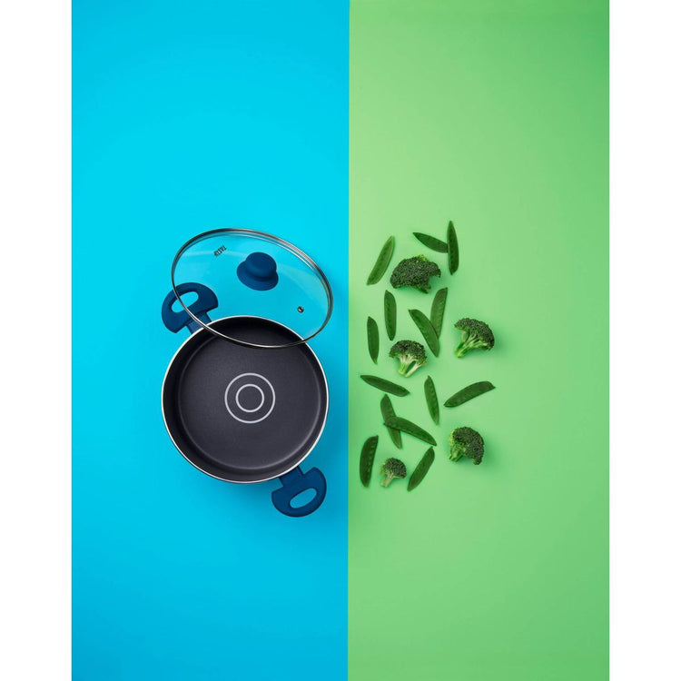 Faitout avec dosage d'huile et couvercle 24 cm Tasty Casserole