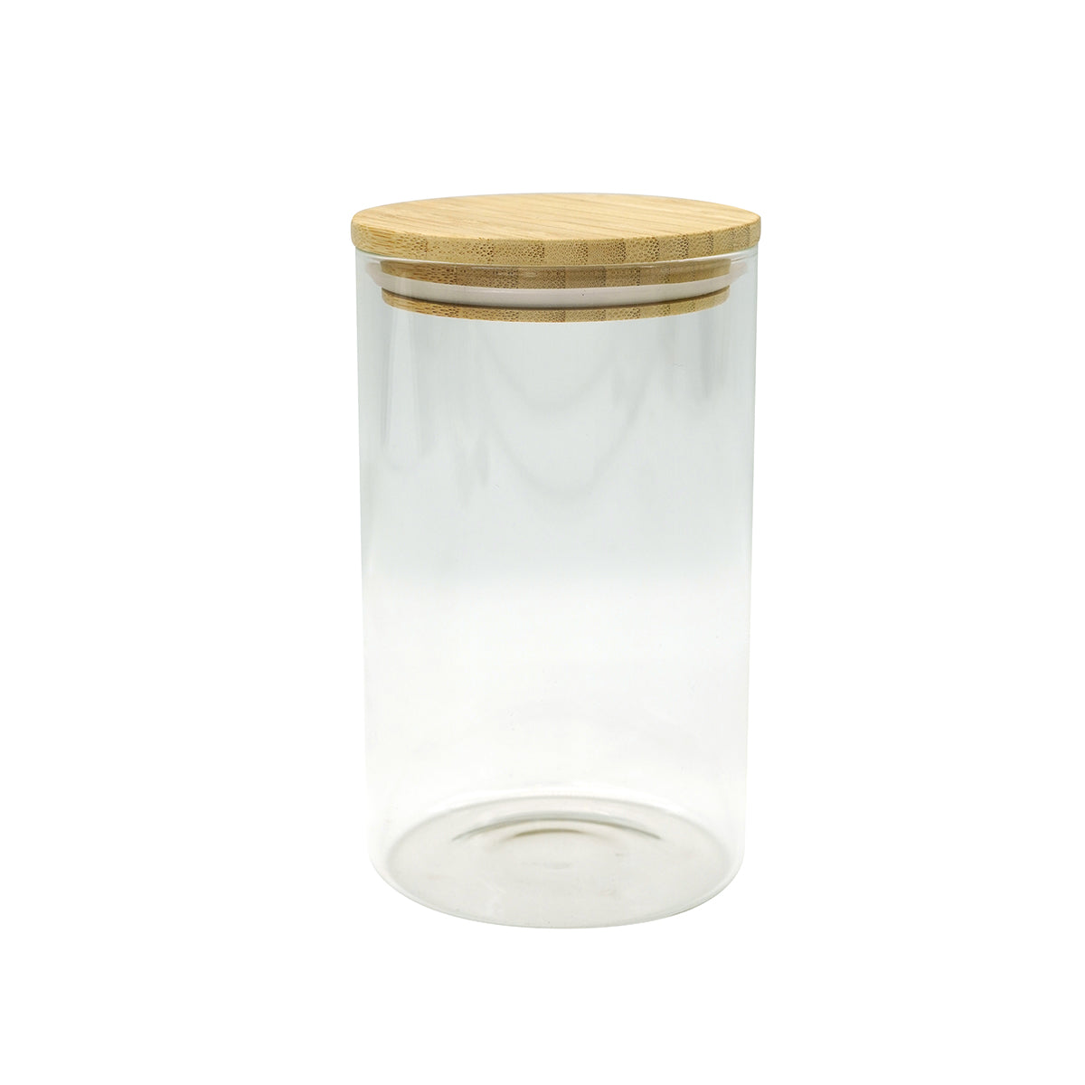 Set de 4 boîtes de conservation en verre avec couvercle en Bambou Fackelmann Eco Friendly