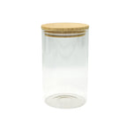 Set de 4 boîtes de conservation en verre avec couvercle en Bambou Fackelmann Eco Friendly