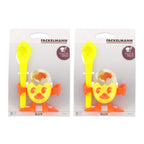 Lot de 2 coquetiers avec cuillère Fackelmann Colors Edition