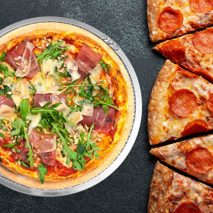 Lot de 2 plaques de cuisson pour pizzas surgelées 30 cm FM Professional Pizza