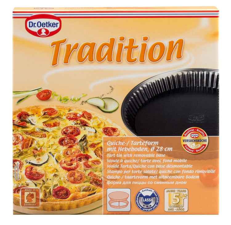 Moule à tartes 26 cm avec fond amovible Dr. Oetker Tradition