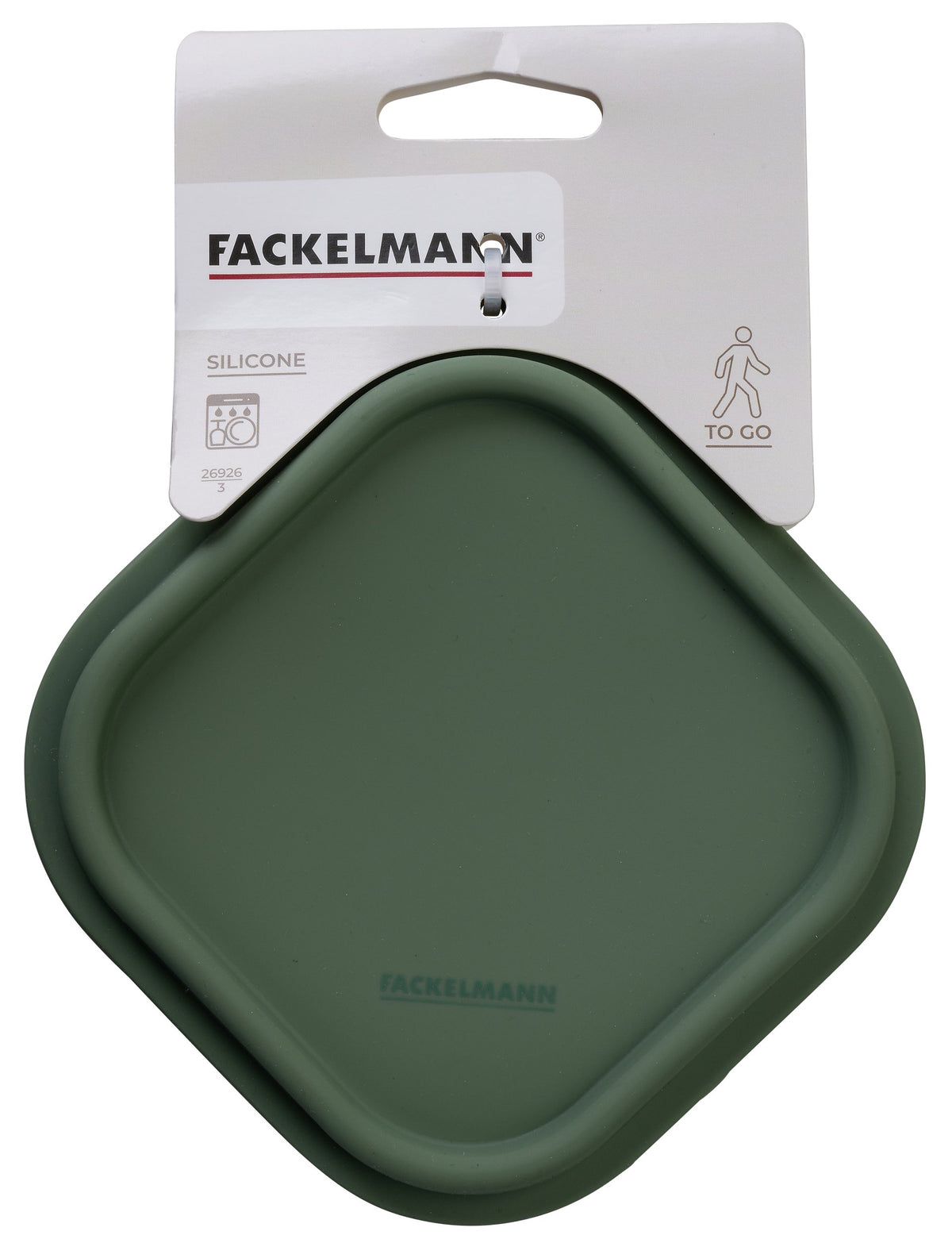 Boite à Snacks Pliable en Silicone Vert Fackelmann Storage