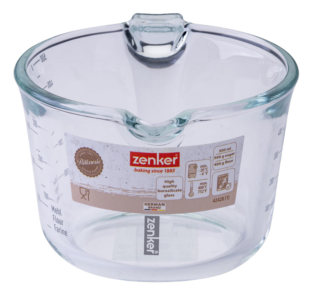 Verre mesureur en borosilicate 500 ml Zenker
