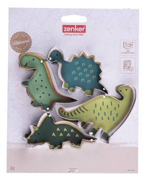 Set de 4 emporte-pièces dinosaure Zenker Emporte-pièces