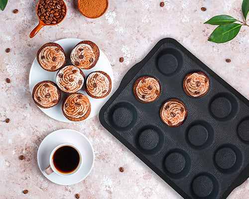 moule à muffins silicone fibre de verre gâteaux