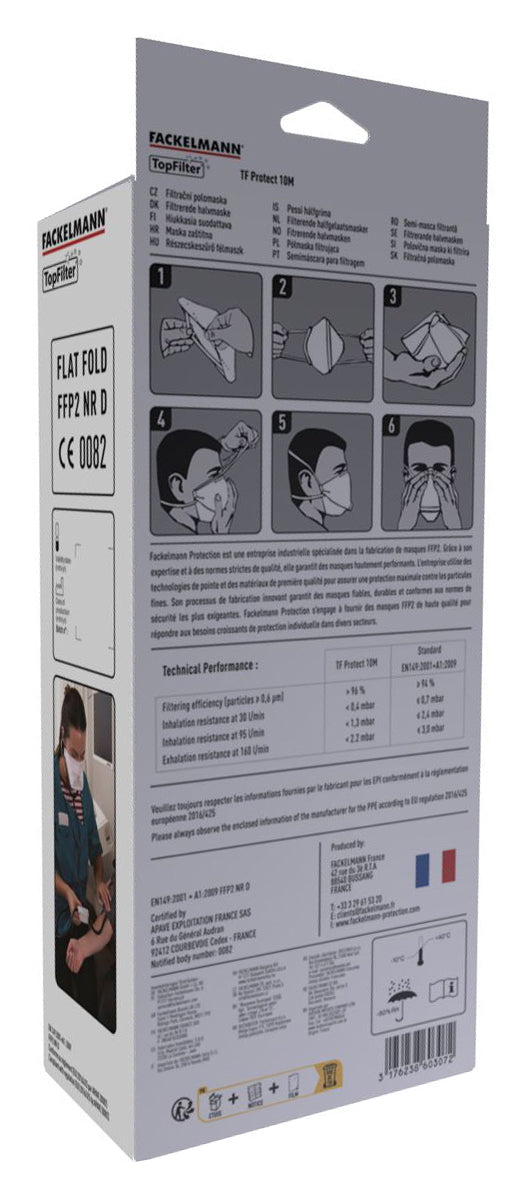 Boite de 30 Masques  FFP2 NR D  TF Protect Masque