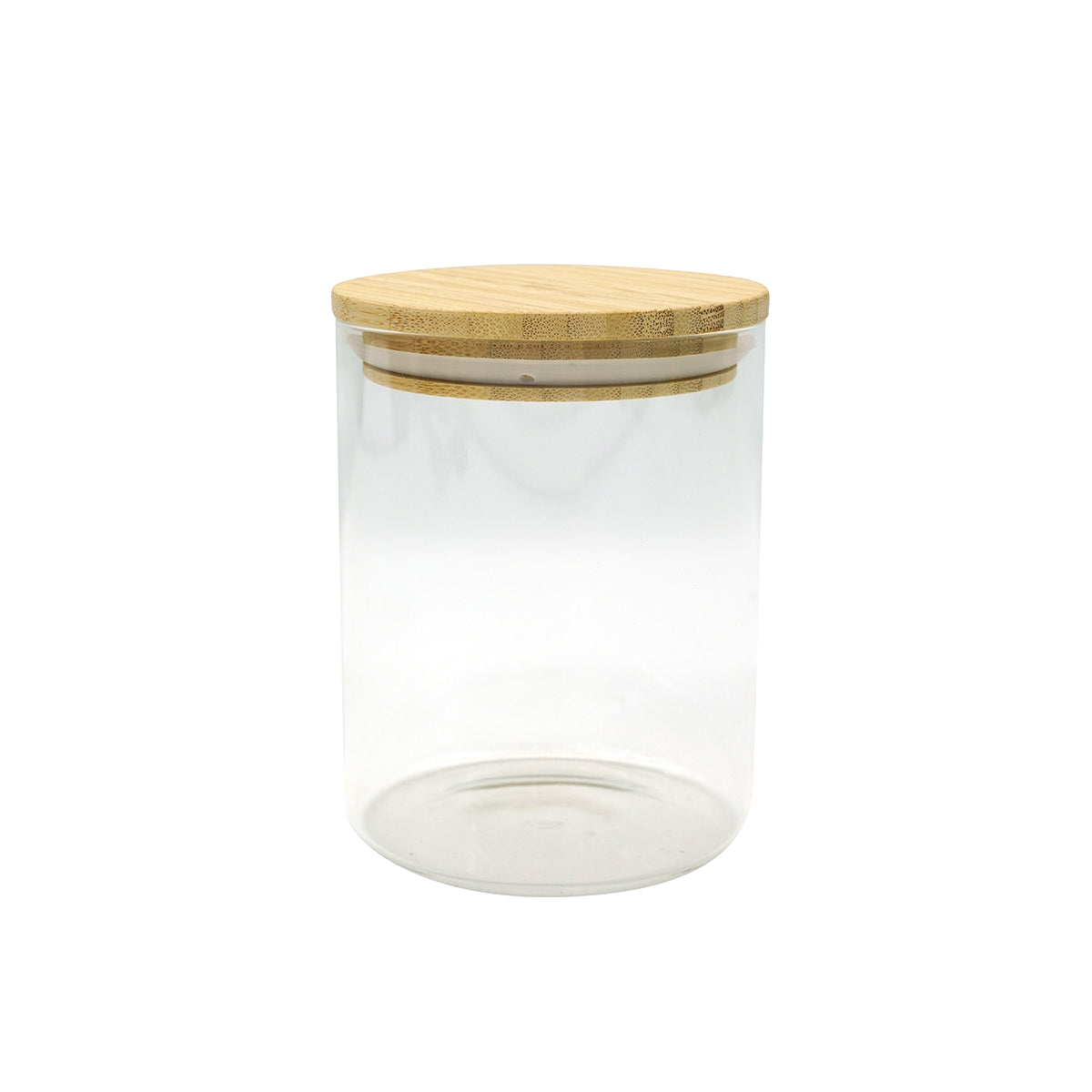 Set de 4 boîtes de conservation en verre avec couvercle en Bambou Fackelmann Eco Friendly