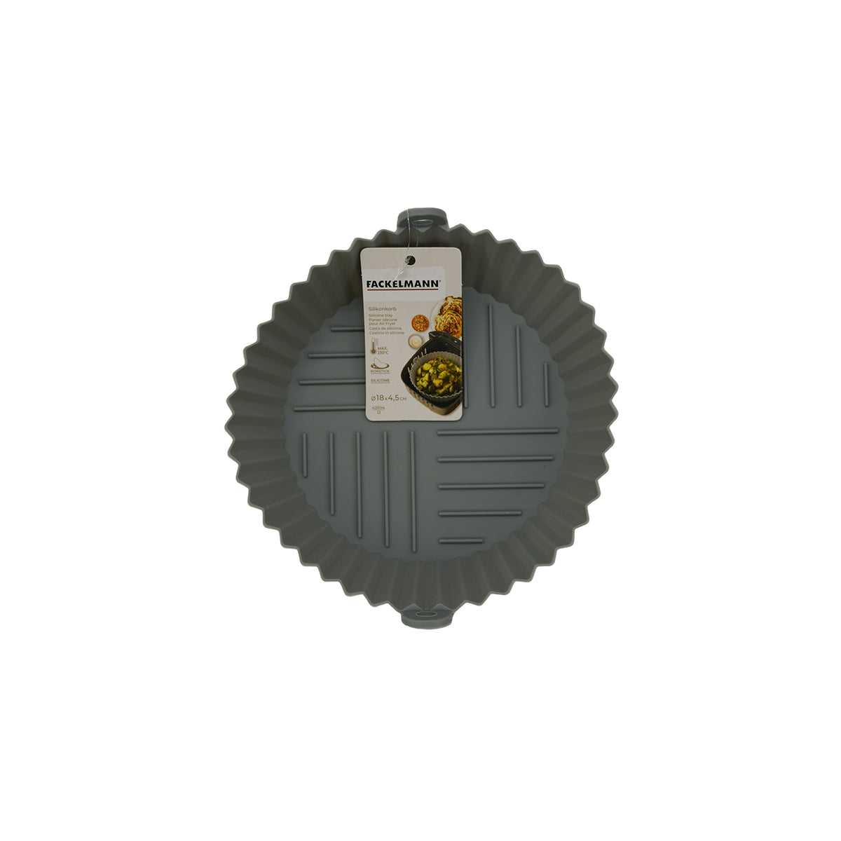 Moule en silicone air fryer rond 18 cm Fackelmann
