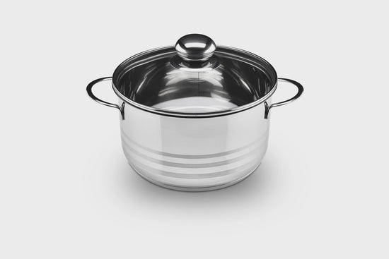 Faitout haut en acier inoxydable sans PFAS 24 cm Elo Brillant 