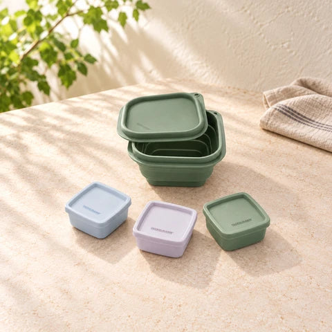 Lot de 1 boite de rangement collation 3 petites boites alimentaires Fackelmann Storage